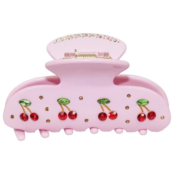 Emi Jay Other - New Emi Jay Sweetheart Hair Claw Clip in Pink Cherry Pie